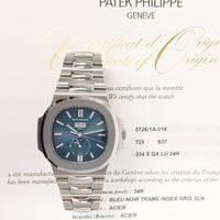 Nautilus Annual Calendar Moon Phase 40.5mm Stainless Steel  5726/1A-014