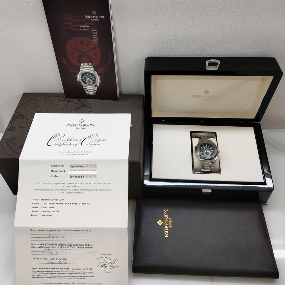 Nautilus Flyback Chronograph Selfwinding 40.5mm Stainless Steel  5980/1A-001