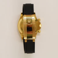 Daytona Yellow Gold On Strap 116518LN