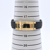 Daytona Yellow Gold On Strap 116518LN
