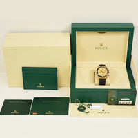 Daytona Yellow Gold On Strap 116518LN