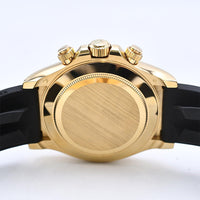 Daytona Yellow Gold On Strap 116518LN