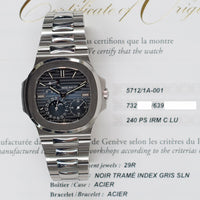 Nautilus 40mm Moonphase - Steel 5712/1A-001