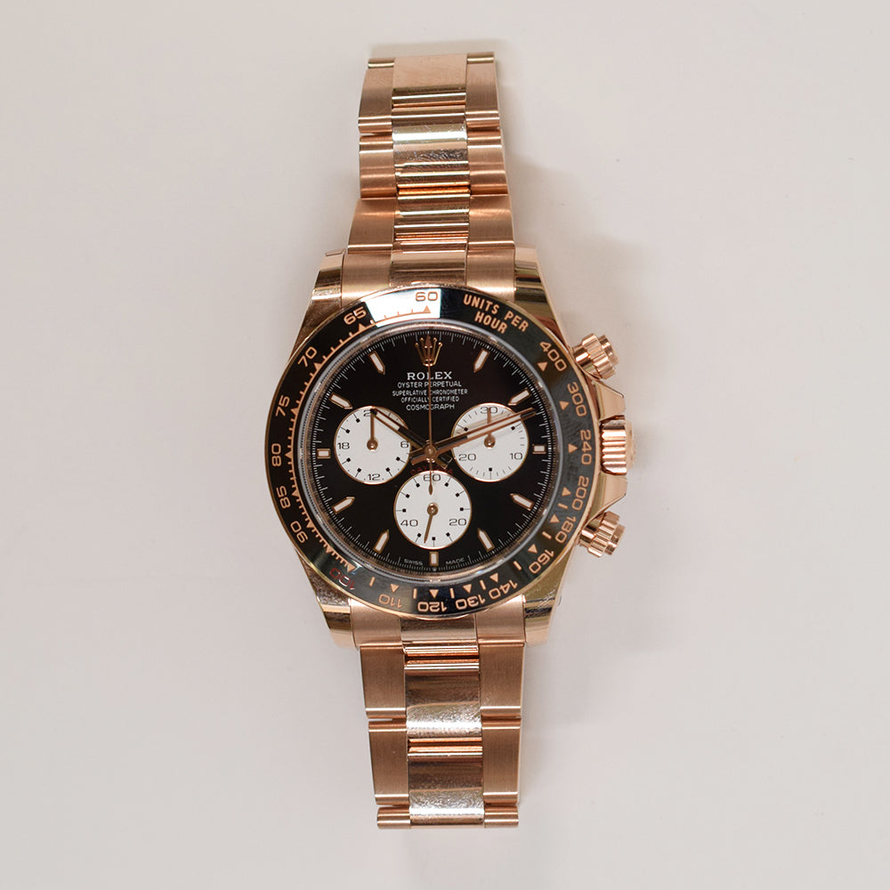 Daytona Rose Gold Black Cerachrom Bezel "Le Mans" 126525LN