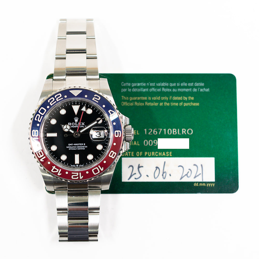 GMT-Master II "Pepsi" Steel 126710BLRO