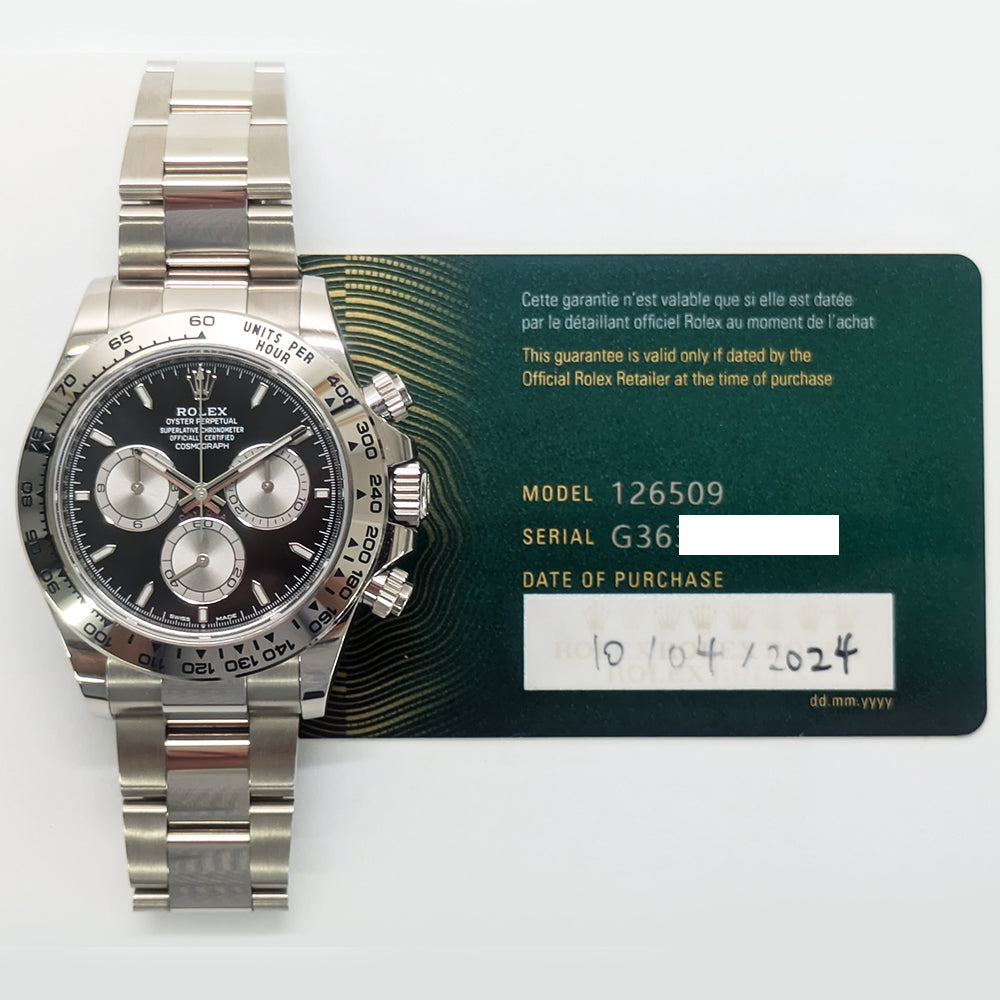 Daytona White Gold 126509