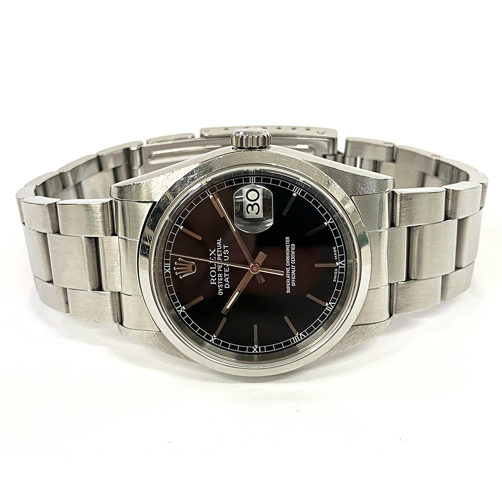 Datejust 36mm Domed Bezel Steel 16200