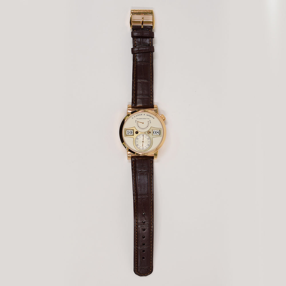 Langematik 37 mm White Gold Automatic 140.032