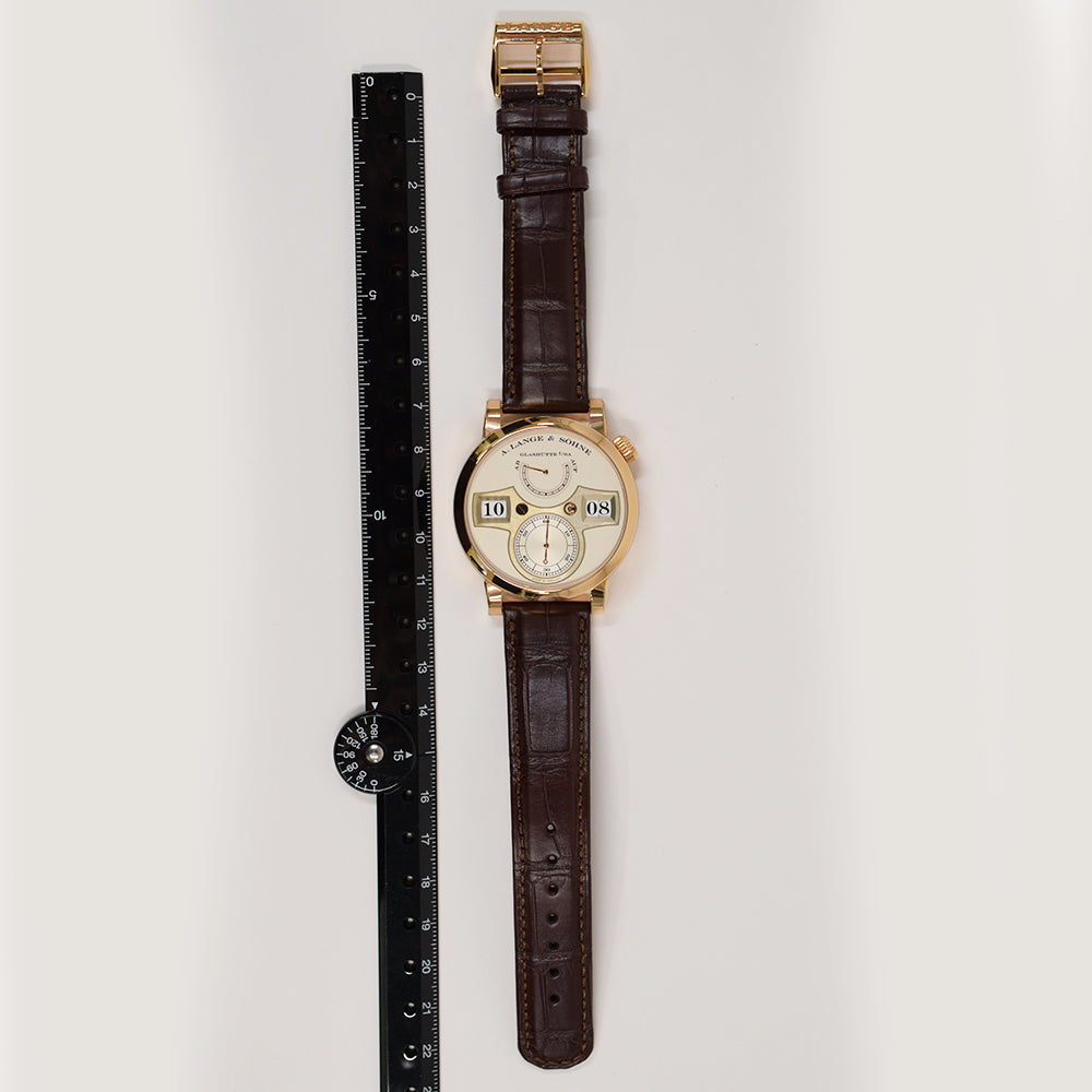 Langematik 37 mm White Gold Automatic 140.032
