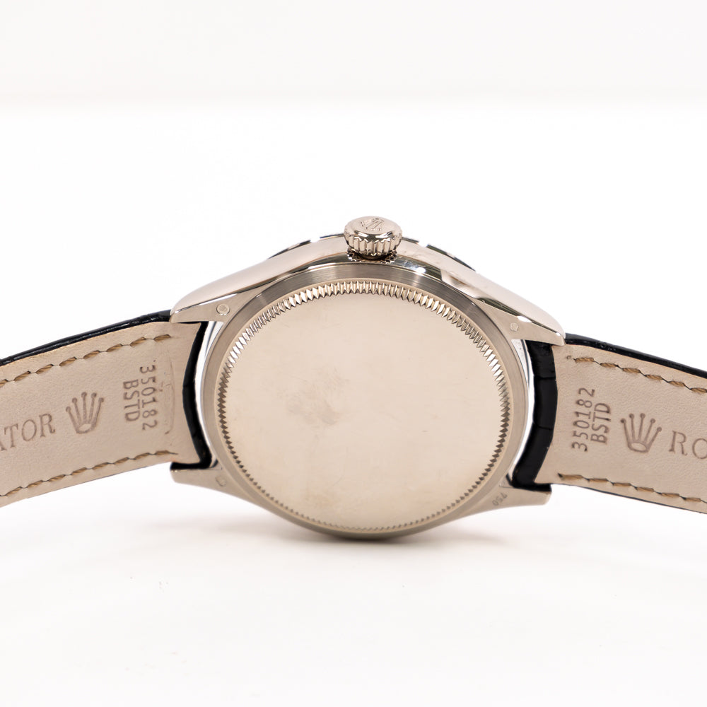 Cellini Dual Time 39mm White Gold 50529