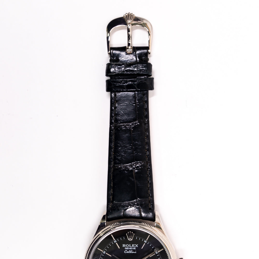 Cellini Dual Time 39mm White Gold 50529