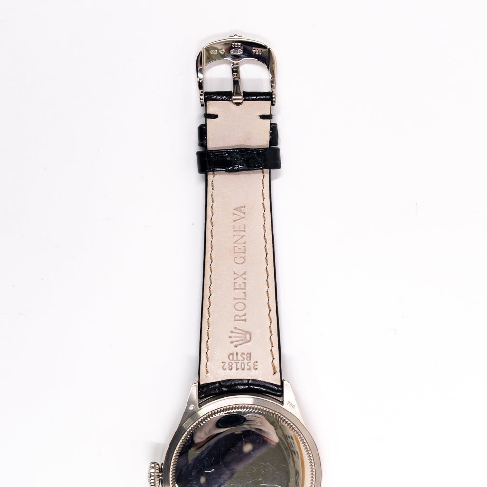 Cellini Dual Time 39mm White Gold 50529