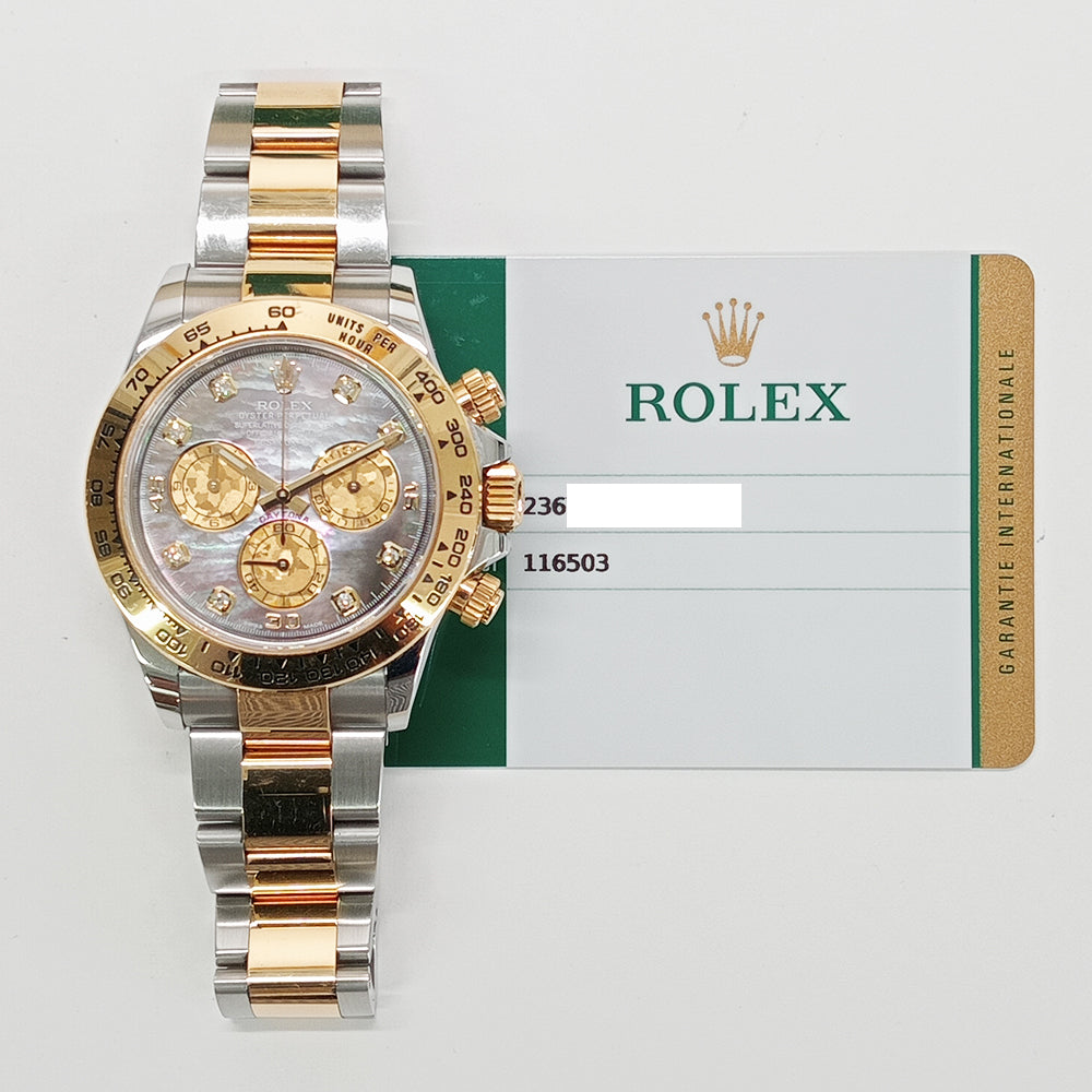 Daytona Steel and Yellow Gold 116503