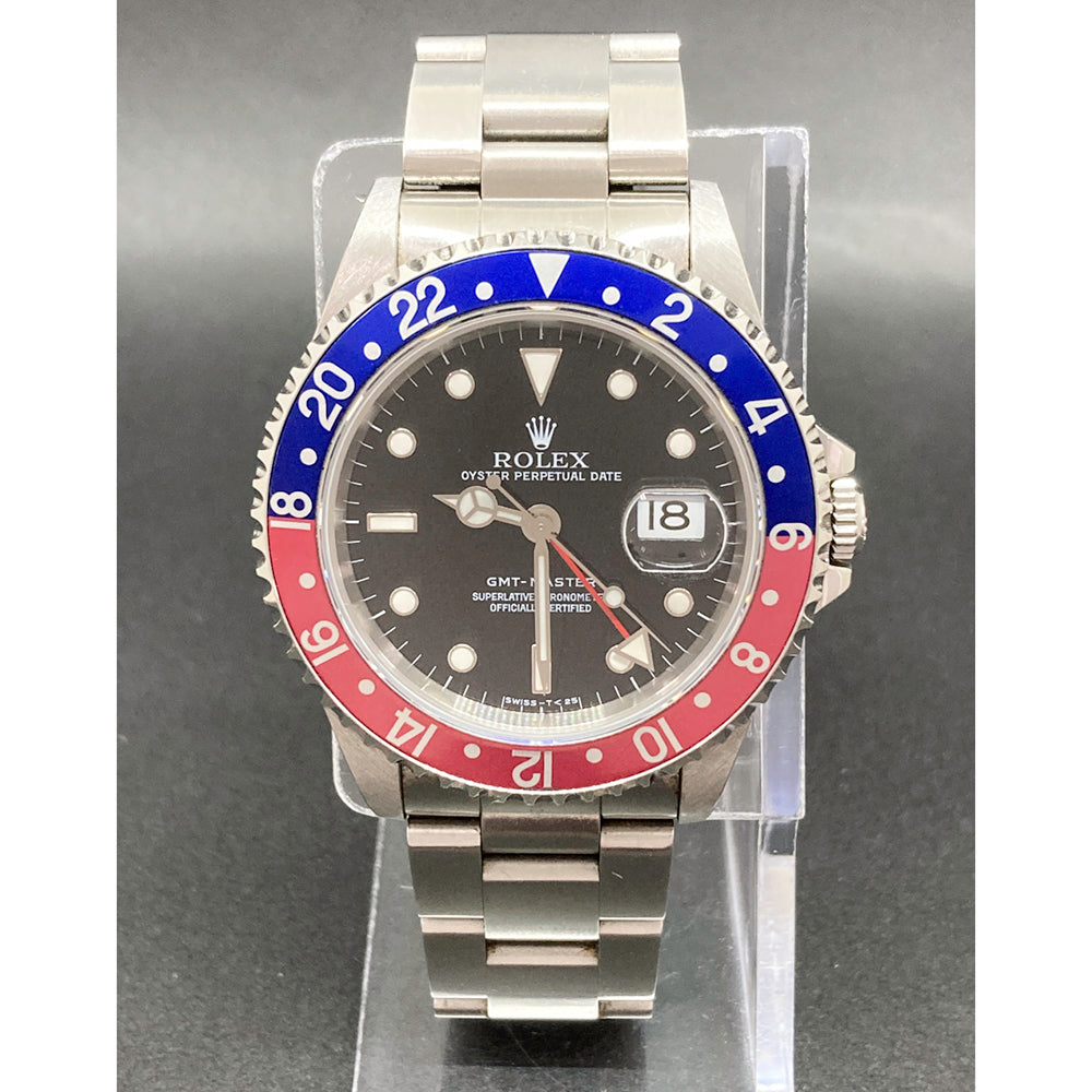 GMT-Master "Pepsi" Aluminium Bezel Stainless Steel 16700