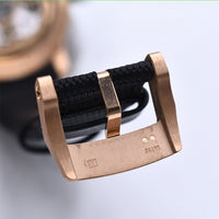 Code 11.59 Starwheel 41mm Rose Gold on Black Textured Rubber Strap 15212NR.OO.A002KB.01