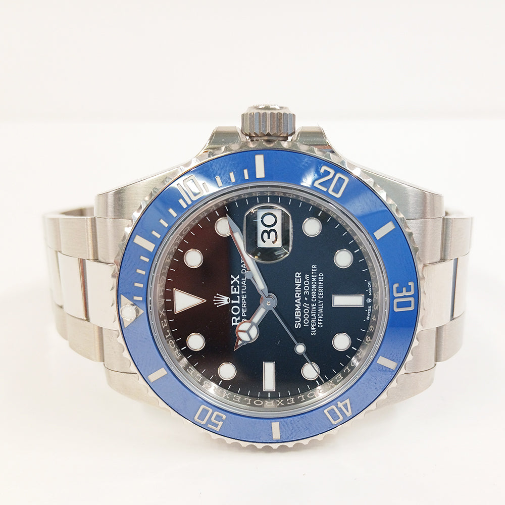 Submariner Date 41mm White Gold Blue Bezel 126619LB