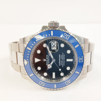 Submariner Date 41mm White Gold Blue Bezel 126619LB