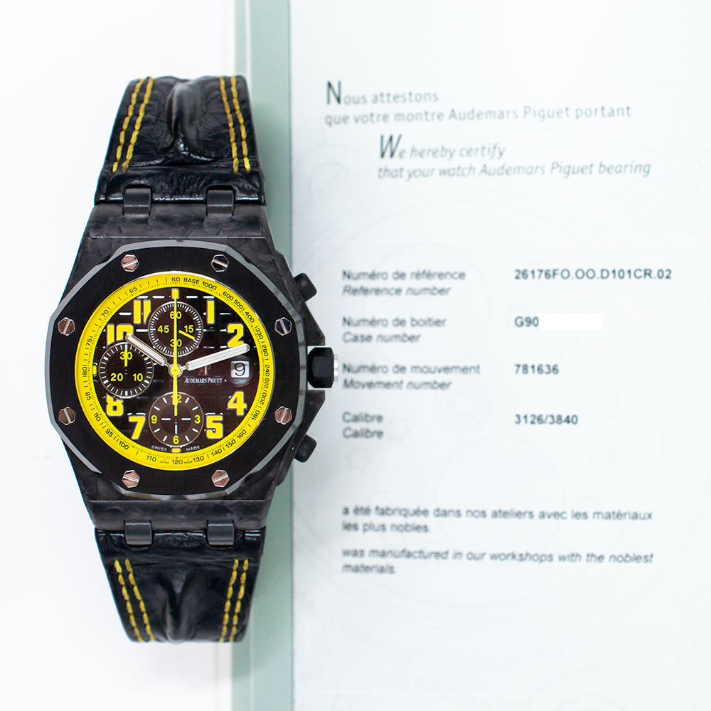 Royal Oak Offshore 42mm "Bumblebee" Black Ceramic 26176FO.OO.D101CR.02