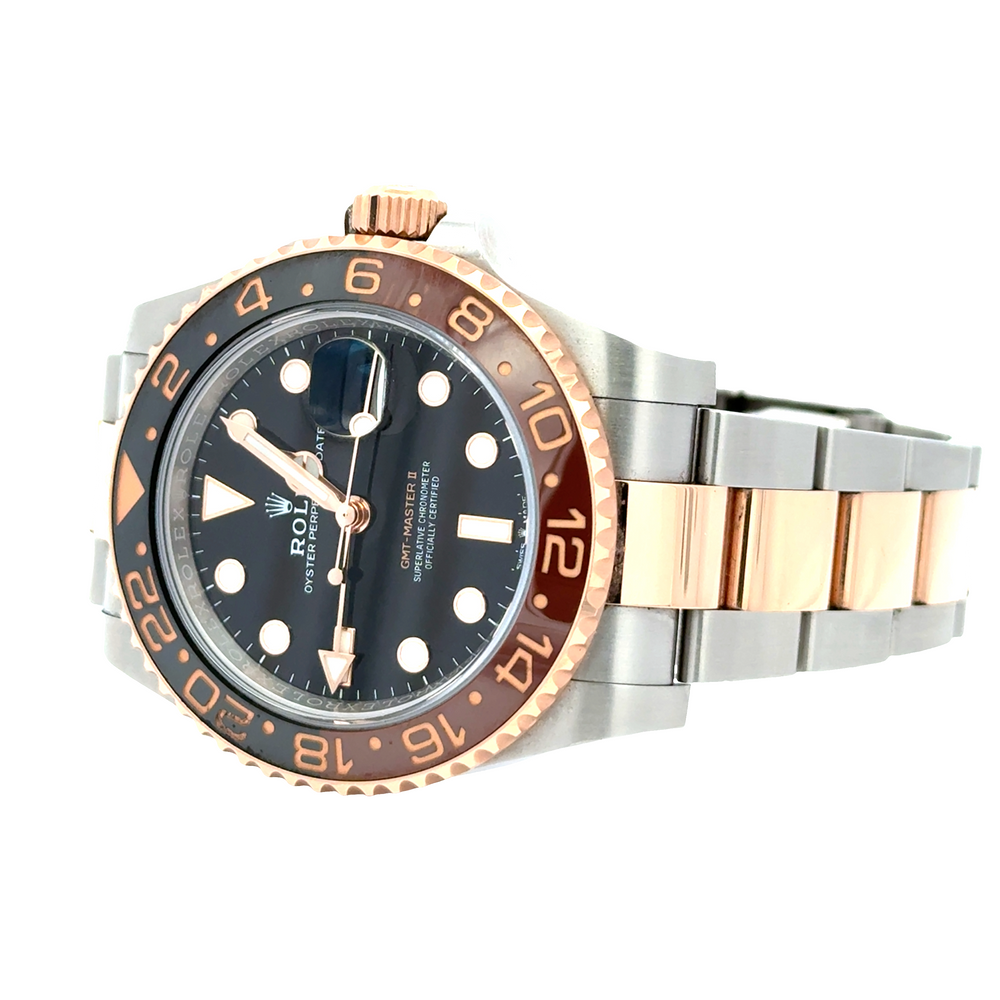 Pre-Owned Rolex GMT-Master II “Root Beer” Two-Tone Everose Watch Ref. 126711CHNR (2022)