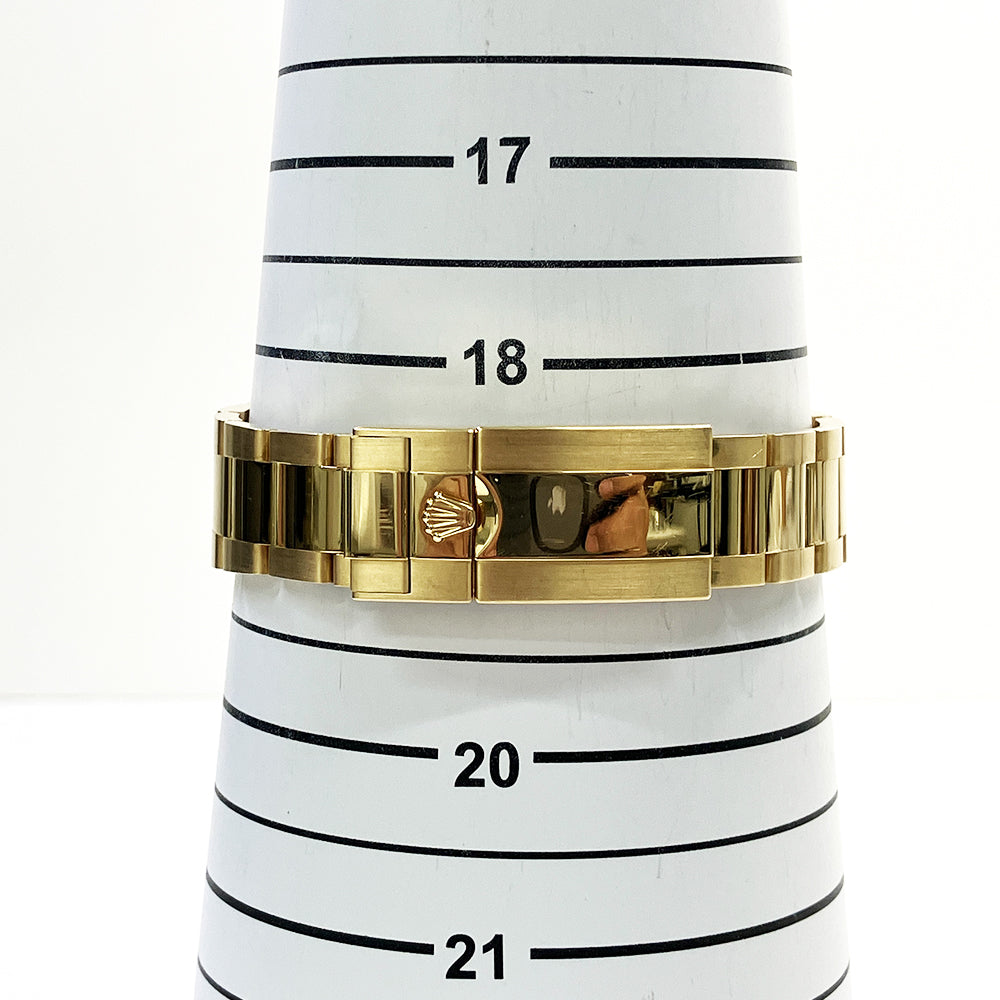 GMT-Master II 40mm Diamond & Black Sapphire Bezel Diamond Lugs  Yellow Gold 116758SANR