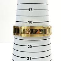 GMT-Master II 40mm Diamond & Black Sapphire Bezel Diamond Lugs  Yellow Gold 116758SANR