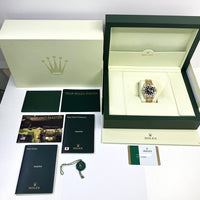GMT-Master II 40mm Diamond & Black Sapphire Bezel Diamond Lugs  Yellow Gold 116758SANR