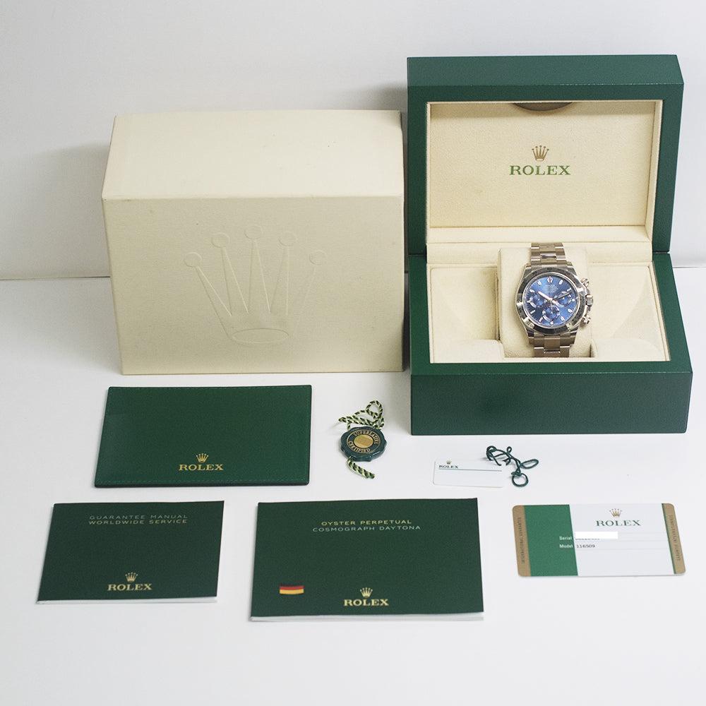 Daytona White Gold 116509