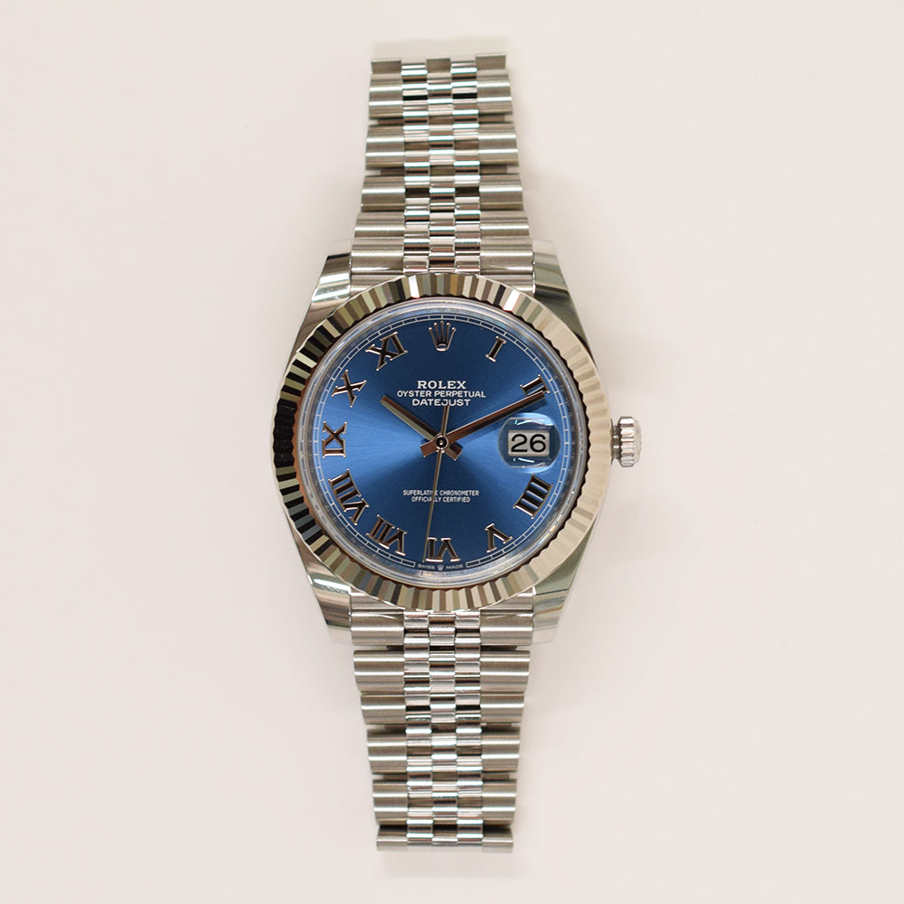 Datejust 41mm Steel and White Gold 126334