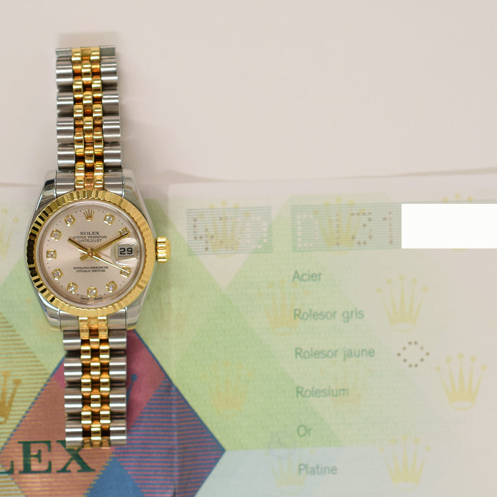Lady Datejust 26mm Steel and Yellow Gold 179173G