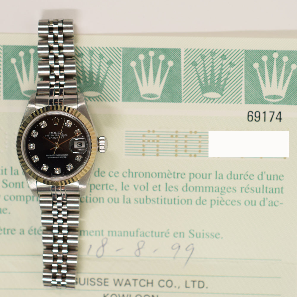 Datejust 26mm Steel and White Gold 69174G