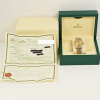 Datejust 36mm Steel and Yellow Gold 16233