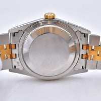 Datejust 36mm Steel and Yellow Gold 16233