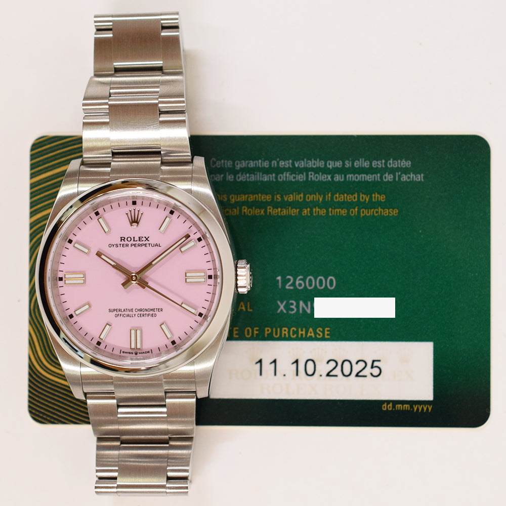 Oyster Perpetual 36mm Steel 126000