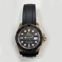 Yacht-Master 40mm Rose Gold on Strap 116655