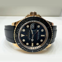 Yacht-Master 40mm Rose Gold on Strap 116655