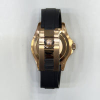 Yacht-Master 40mm Rose Gold on Strap 116655
