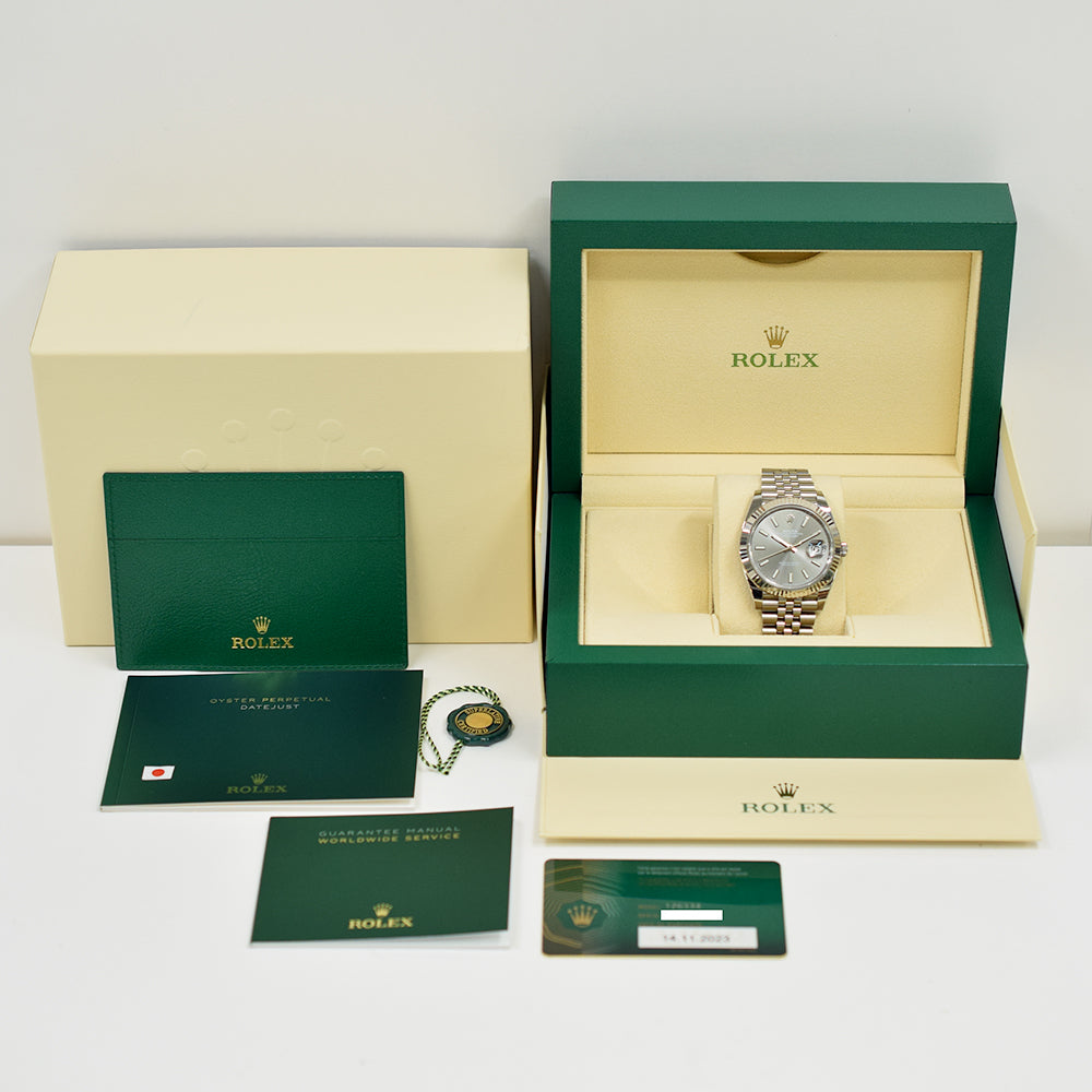 Datejust 41mm Steel and White Gold 126334