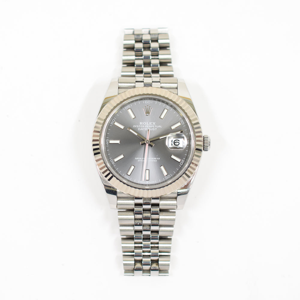 Datejust 41mm Steel and White Gold 126334