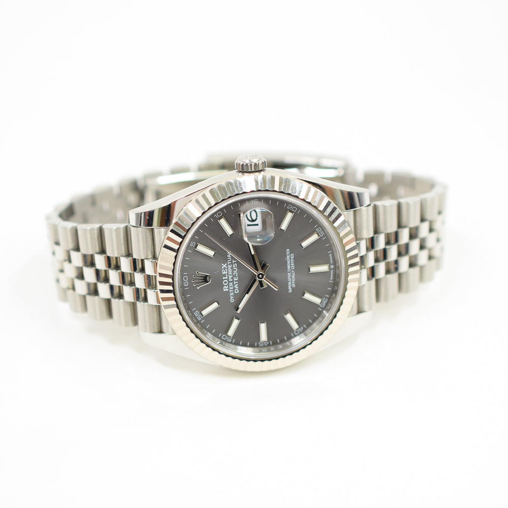 Datejust 41mm Steel and White Gold 126334