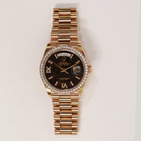 Day-Date President 36mm Diamond Bezel Rose Gold 128345RBR