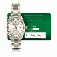 Datejust 36mmSteel and White Gold 126234