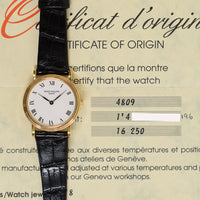 Calatrava 25mm 18kt Yellow Gold Manual winding  4809