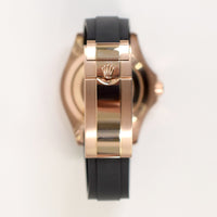 Yacht-Master 40mm Rose Gold on Strap 126655