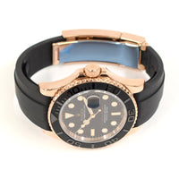 Yacht-Master 40mm Rose Gold on Strap 126655