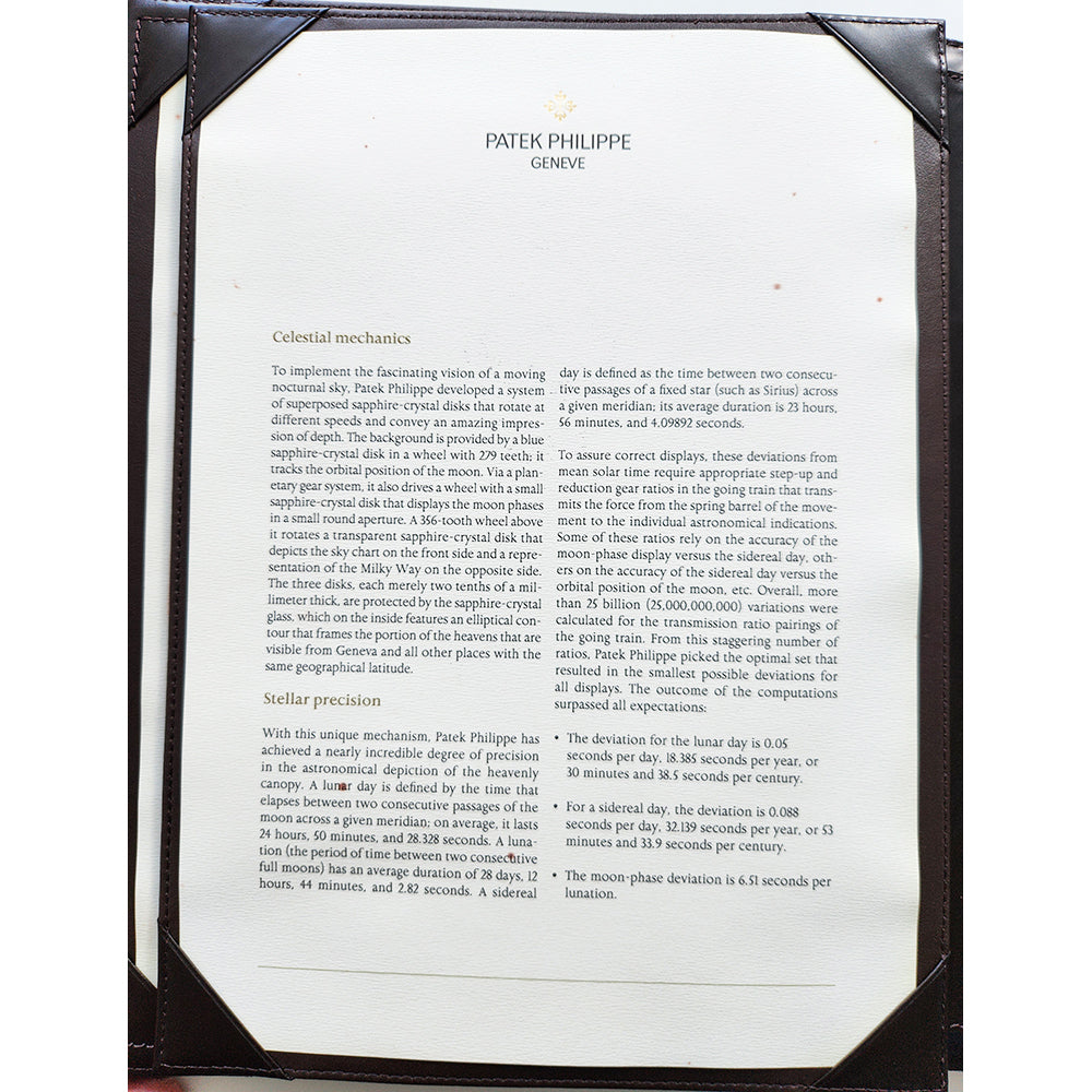 Grand Complications Celestial 44mm Platinum  6102P-001