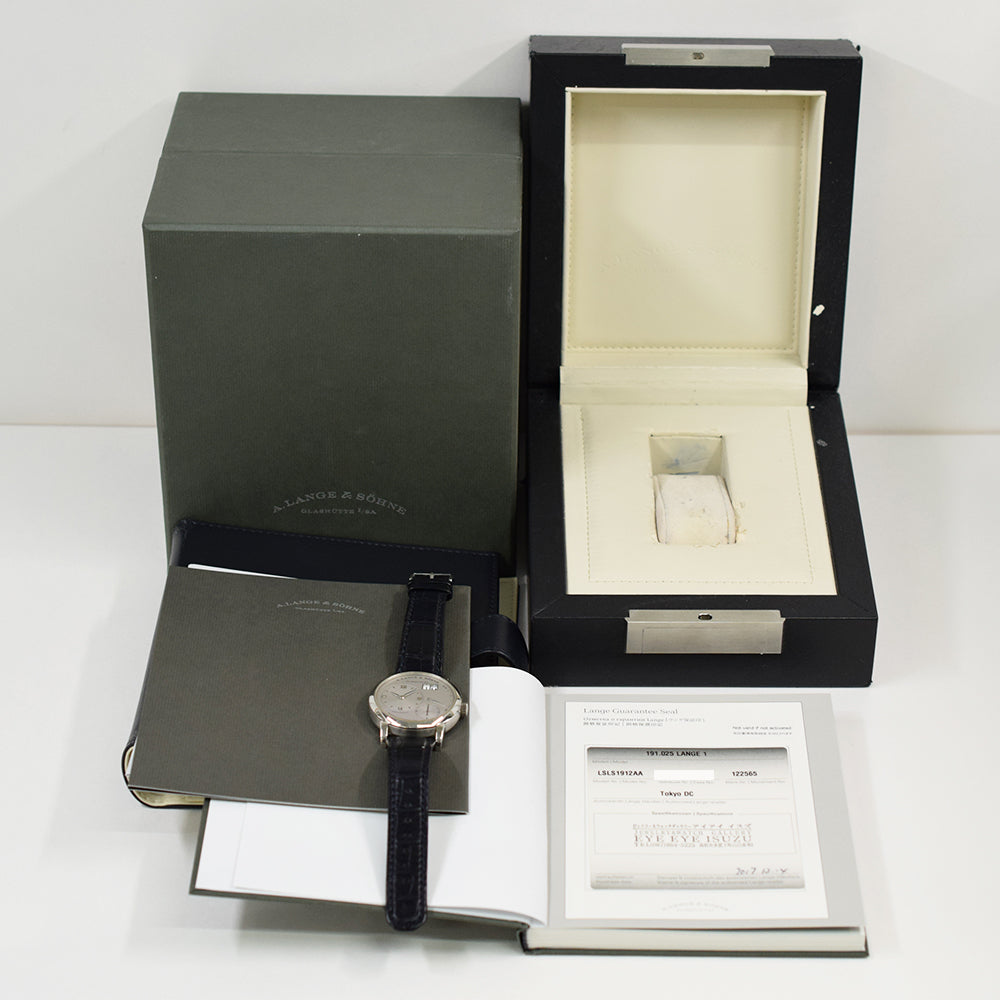 Lange 138.5 mm Platinum Manual Winding 191.025