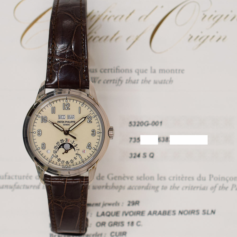 Perpetual Calendar 40mm White Gold Self Winding 5320G-001