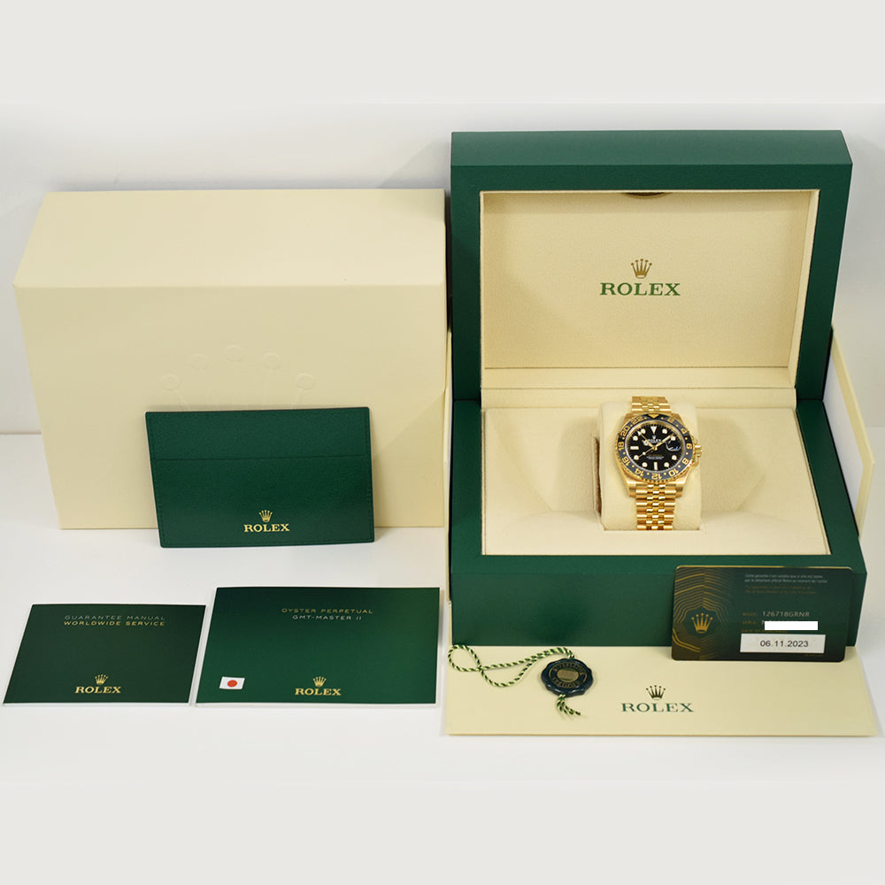 GMT-Master II Yellow Gold 126718GRNR