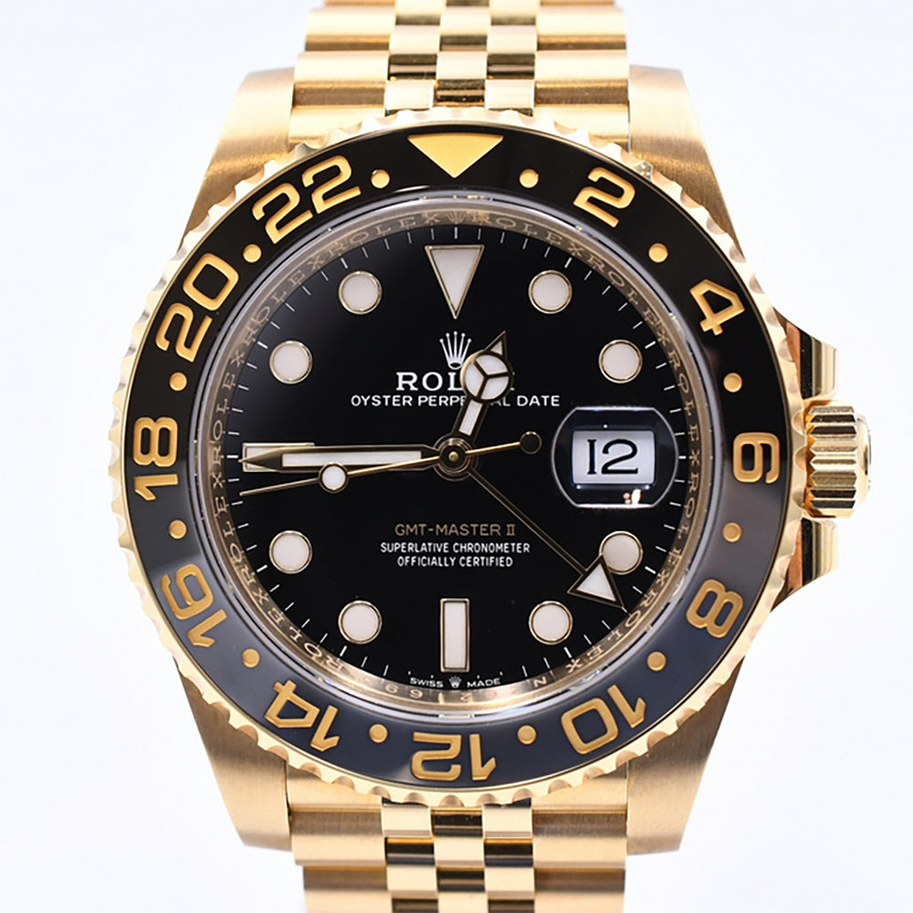 GMT-Master II Yellow Gold 126718GRNR – Golden Anvil Jewelers
