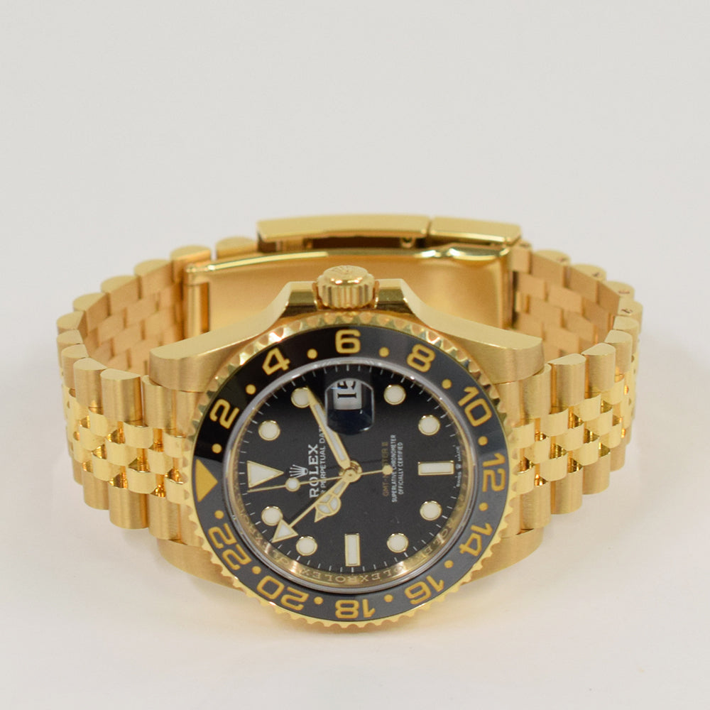 GMT-Master II Yellow Gold 126718GRNR – Golden Anvil Jewelers